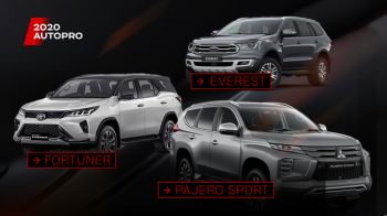So sánh Mitsubishi Pajero Sport với Toyota Fortuner và Ford Everest